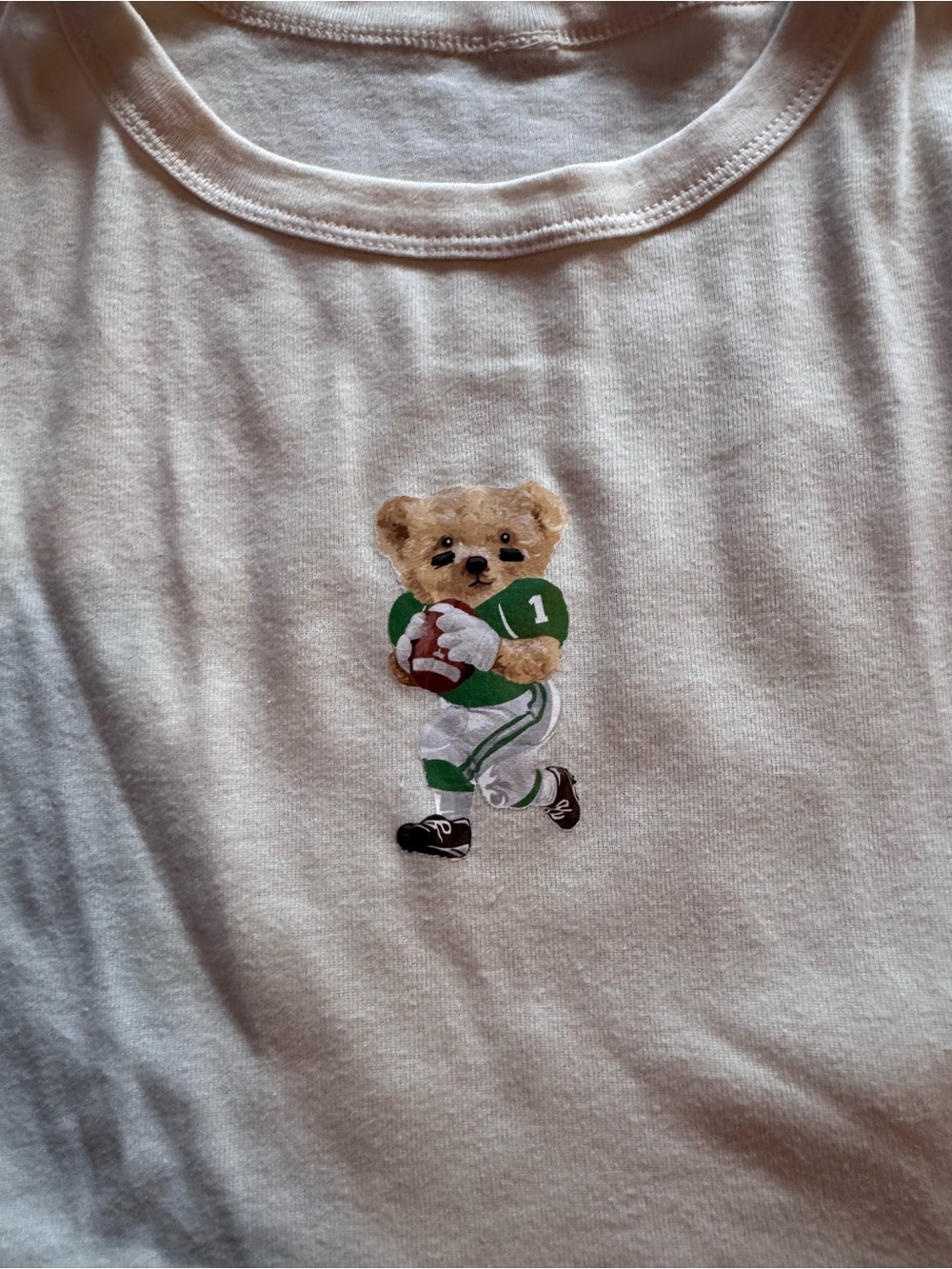 Football Bear Long Sleeve Tee - Picture 2 of 3